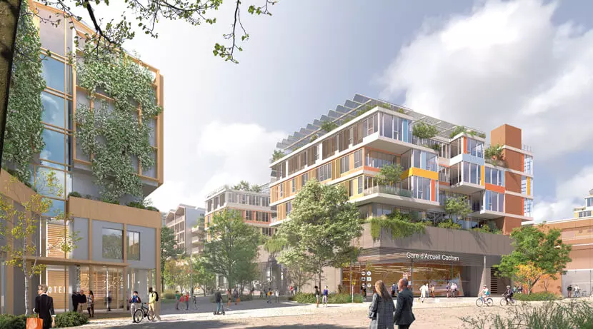 la gare d'arcueil Cachan